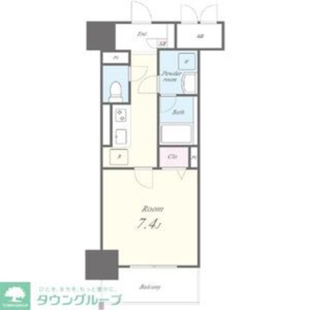 シャルマンソワレ名駅の物件間取画像